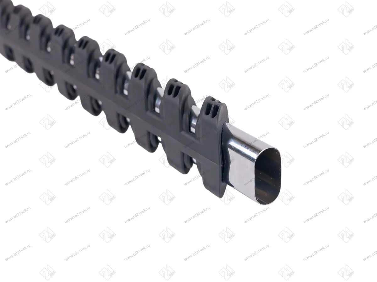 Накладка для овальной штанги  L1200мм, темно-серый 1