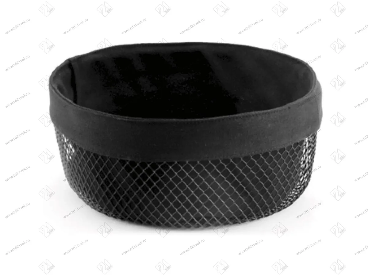 LB-7 Корзина для хлеба круглая, черный матовый <6> 1