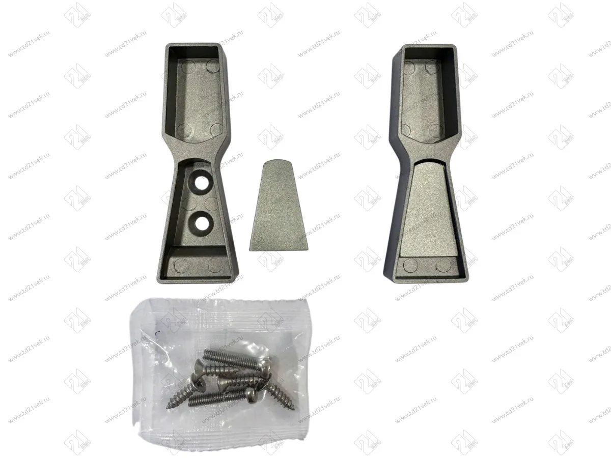 Штангодержатель для прямоугольной штанги RALPHIE, комплект- 2 шт., серый 2