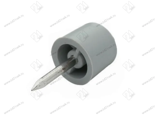 Полкодержатель на гвозде, серый 1