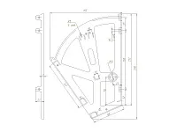 Механизм для обувниц двойной, серый