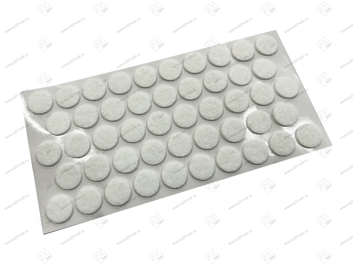 Подпятник фетровый Pacific PC 6120 WH d=20 мм белый (на листе-48) <50/600> 1