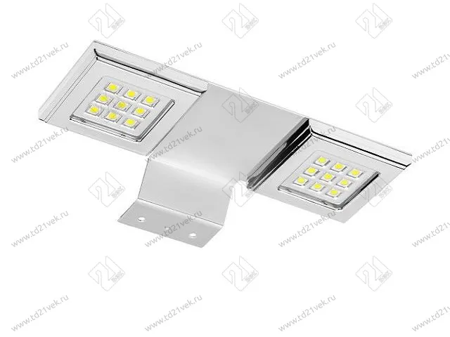 LD-NKW18ZB-40 Светильтник LED квадрат. двойной Calderon с монтаж.над шкафчиком холодный белый 1