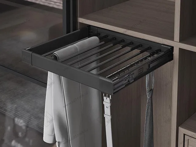 S-6205-A Брючница в базу 600 мм, Starax, (550х580х470х95 мм), антрацит 1