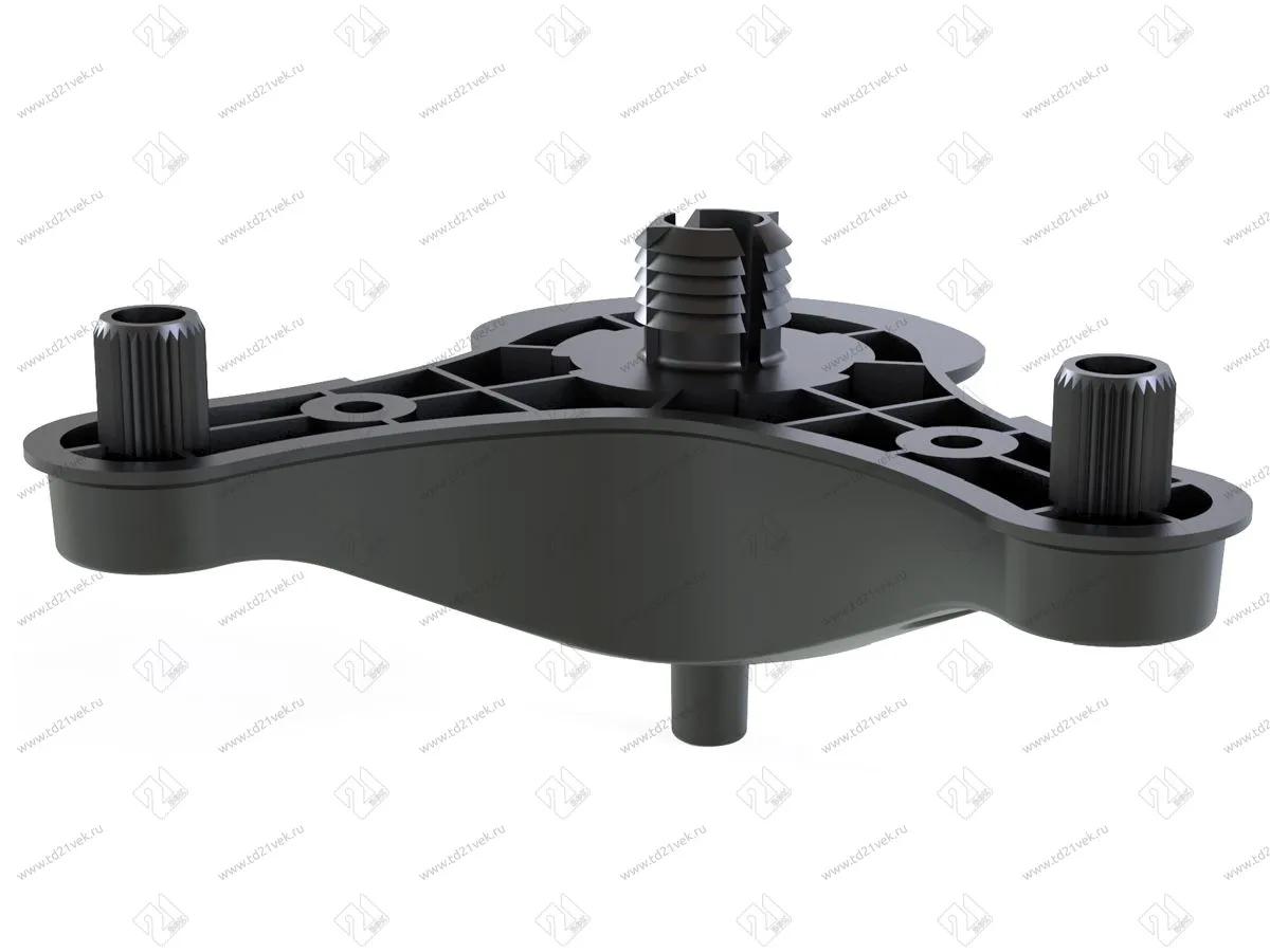 104-01-67-301 Крепежный элемент Hector Mesan (ST) с 3-мя дюбелями, черный <400> 1