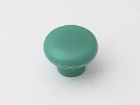 Ручка-кнопка пластиковая  (темно-зеленый)<100>