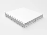 Цоколь кухонный 4м с силик.пр., белый H-100 <15>