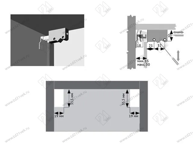 Навес регулируемый ABS тип3 № 07, R, венге, правый <200> 2