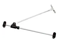 Кронштейн с тормозом, барный, В235хL200 мм 168-00, малый