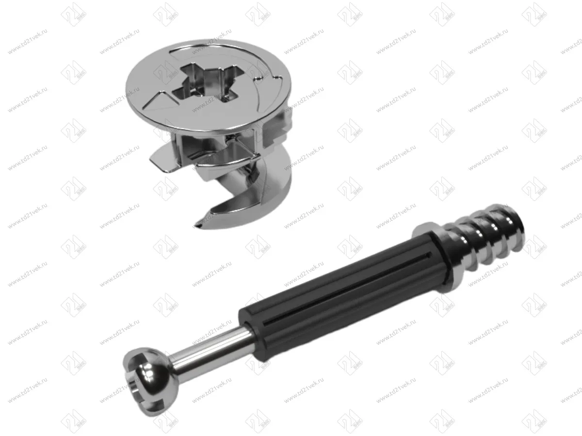 Стяжка эксцентриковая с саморезом (для плиты 16мм) 1