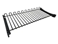 Сушка для посуды 600мм двухуровневая, 2 поддона, антрацит, плоский прут, для ДСП 16мм, 568х275х209 мм