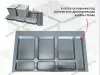 S-2563-G Система сортировки в базу 900 мм, Starax Order 2, (840-800x490-415x235 мм), серый превью 5