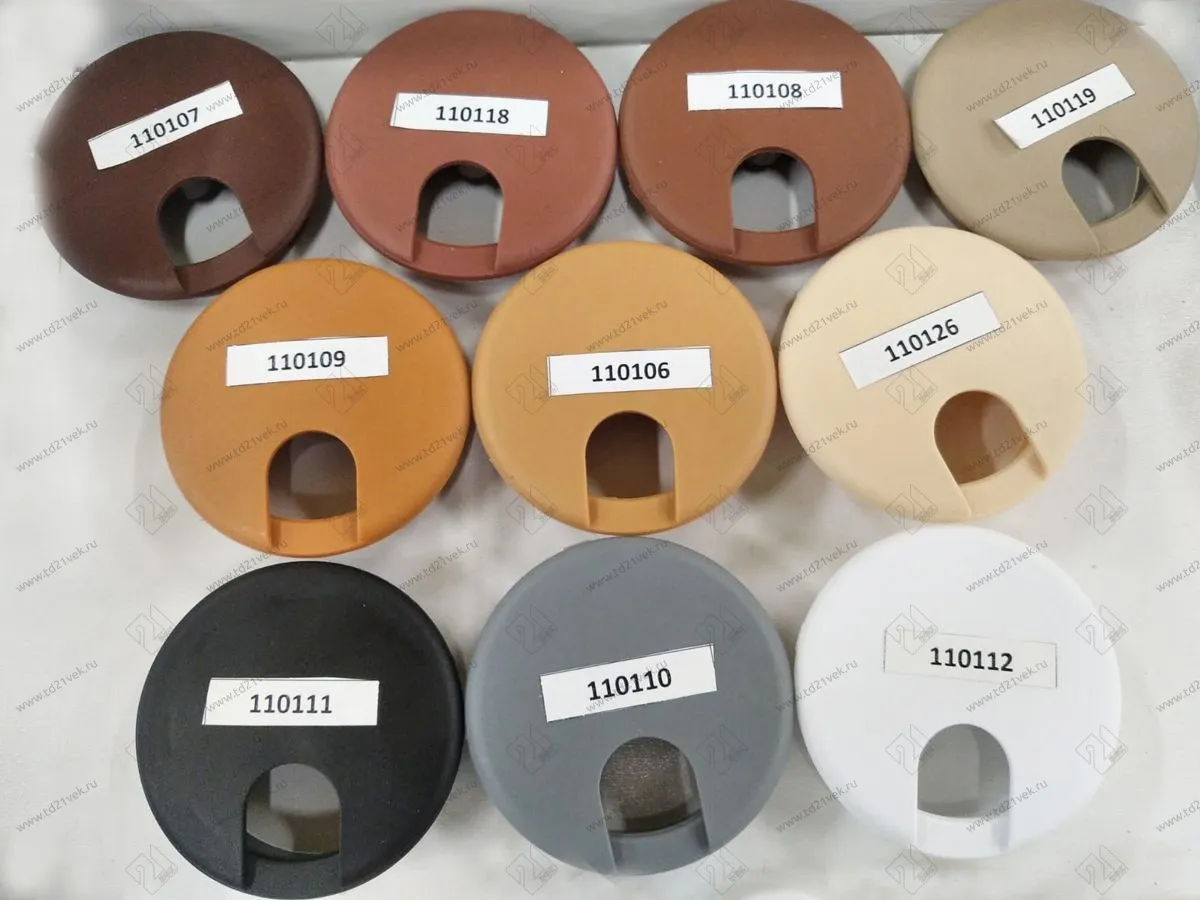 Заглушка кабель-канала, круглая, d=62 №15, карамельный 3