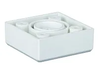 Опора декоративная регулируемая Н20+5мм белый