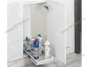 S-2393-G Корзина для бытовой химии в базу 350/400, Starax, (260*440*245 мм), серый превью 4