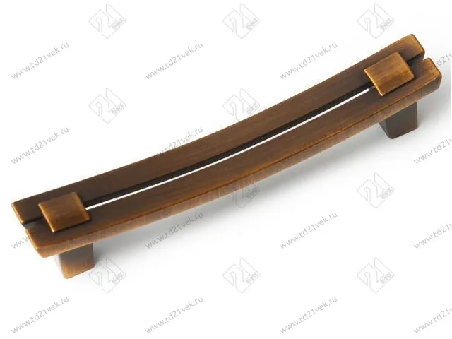 RS408BAB.4/96 Ручка-скоба 96 мм брашированная старинная латунь <25> 1