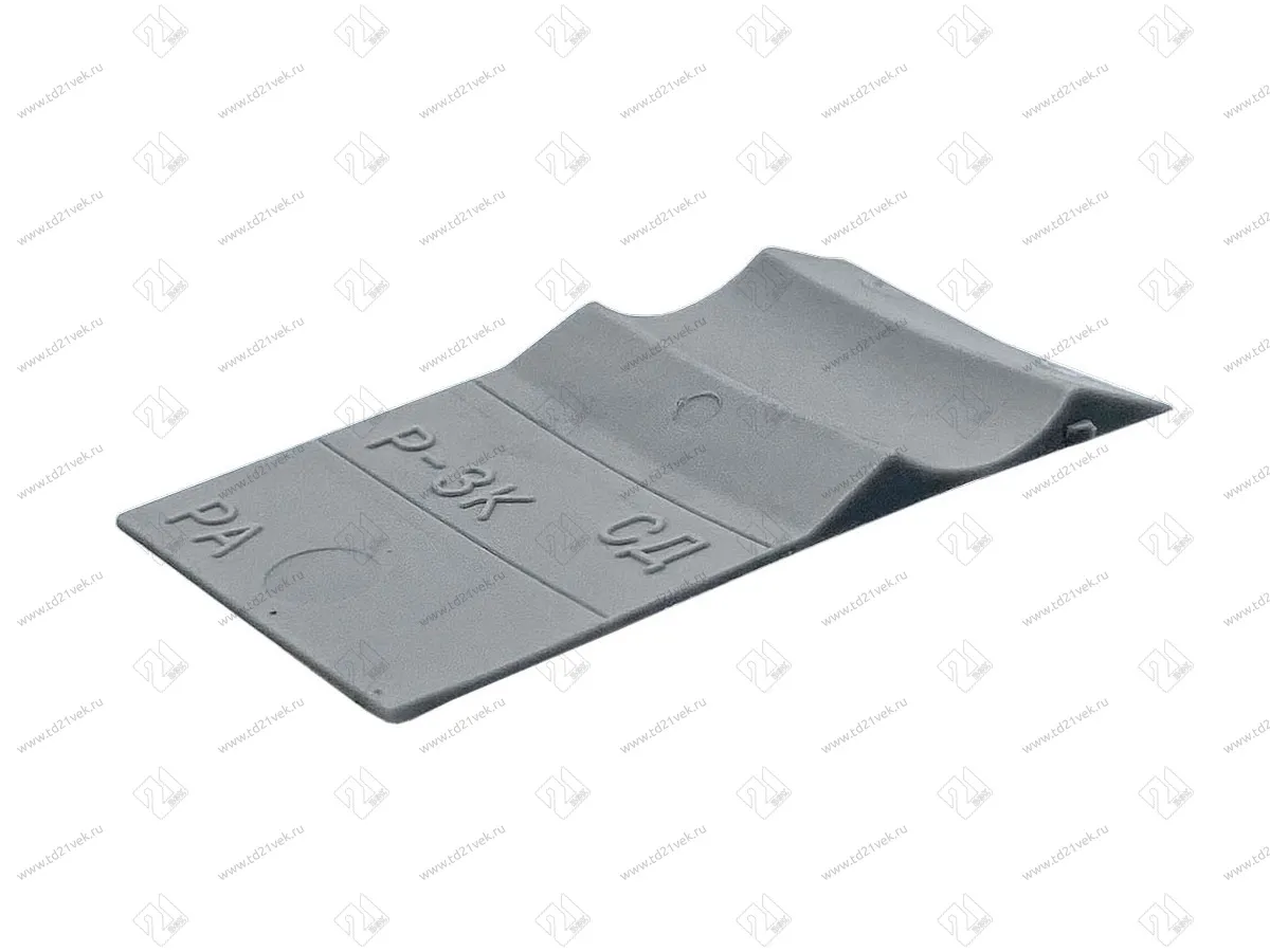 Стопор верхний самоклеящийся, серый 1