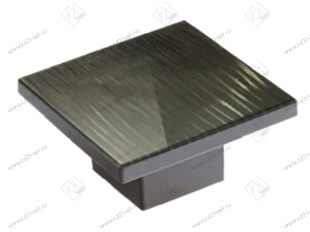 Ручка-кнопка К8 пластик, дуб венге <300> 1