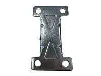 Опора колесная 355, нагрузка 45 кг, d75 мм, h105 мм, резина, серый