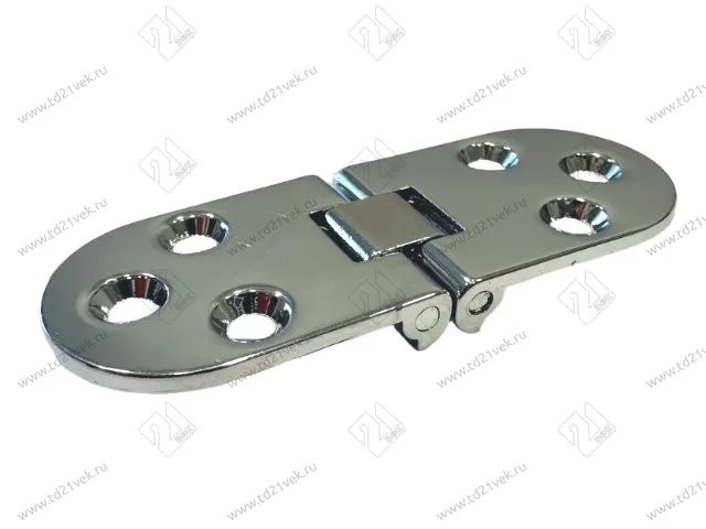 Петля врезная для откидных фасадов 80х30мм/ секретерная, хром 1
