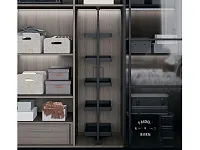 S-6801-Колонна для гардеробных в базу 400 мм, Starax, (340х510х1400-1600 мм), антрацит