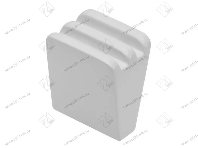 GZ-GANZA-1-10 Ручка-кнопка GANZA, белый глянцевый  <25> 1