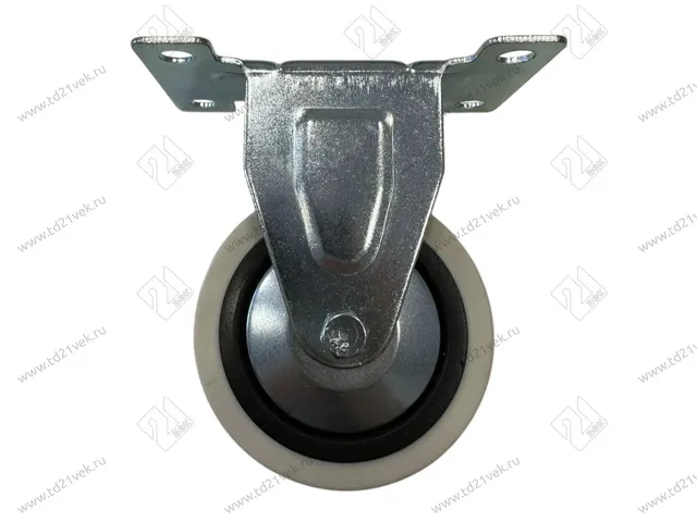 Опора колесная 355, нагрузка 45 кг, d75 мм, h105 мм, резина, серый 1