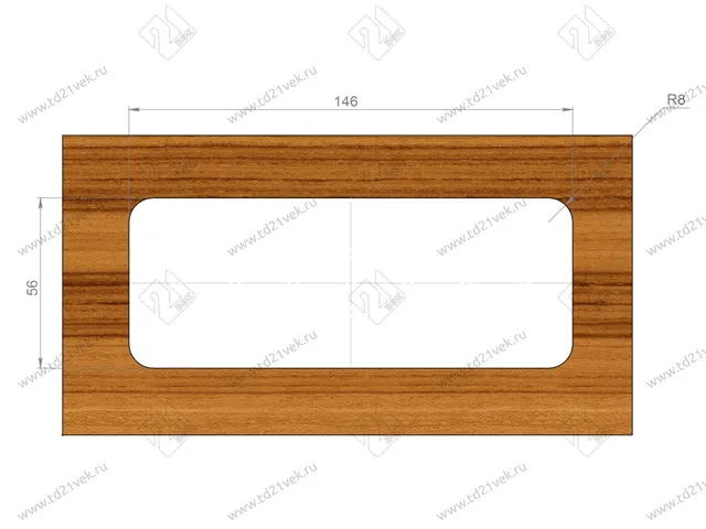 Заглушка кабель-канала, 156х66х22мм, светло-серый 4