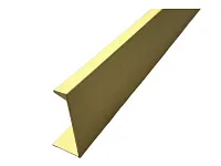 Профиль-ручка торцевая 1056мм (L1200мм) золото шлифованное, RT.K1