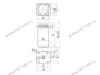 NM-DAK27-100 Опора GTV,квадратная  40x40, dakp-27 100мм, (00153), алюминий  <100> превью 2