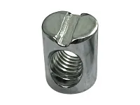 Стяжка-бочонок D10, М6хL13 мм, под шлиц для плит толщиной от 16 мм
