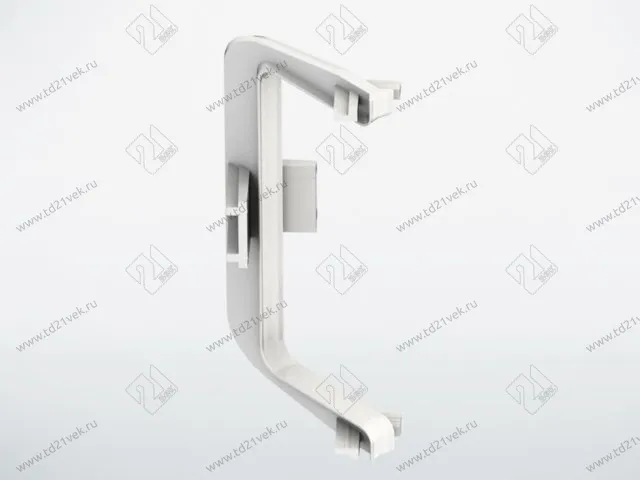 C-образный уголок внутренний  №1 белый  <10> 1