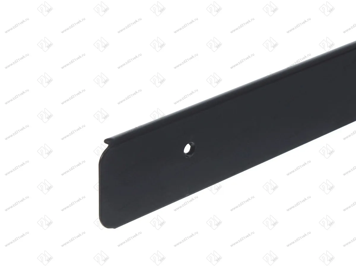 Планка ЧЕРНАЯ торцевая алюм. (универсал.) 38 мм 1519У  <20/200> 1