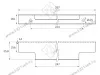 RT-001-300 Ручка торцевая, 300, хром <40> превью 3
