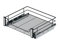 S-2343-A Выдвижная корзина с фасадным креплением в базу 450 мм, Starax, направляющие Blum Tandem, (410-430х500х160 мм)