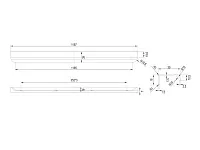 RT110GR.1/000/1200 Ручка торцевая 1056 мм серый <20>