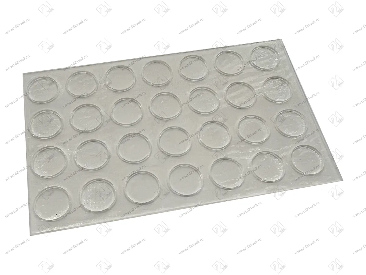 Подкладка стеклянного стола Pacific PC 2861 (14x2мм)    <28шт на листе/25/1000> 2