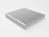 Цоколь кухонный 4м с силик.пр., алюминий шлифов H-100  <15>