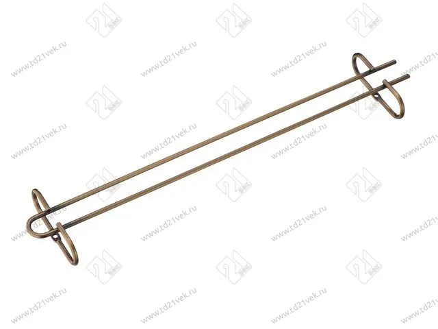 MX-052 AB Держатель бокалов 420мм бронза <50> 1