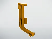 Г-образный уголок внутренний  №17 мат.золото <10>