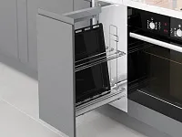 S-2891-C Выдвижная система для противней в базу 350 мм, Starax, (310х475х640) правая, хром