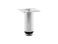 N0010-120 SC Опора мебельная регулируемая малая 30*120 мм, мат.хром <80>