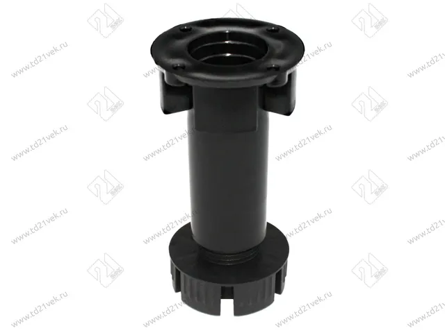 Опора кухонная Н100-120 мм неразборная, черный, нагрузка 130 кг 1