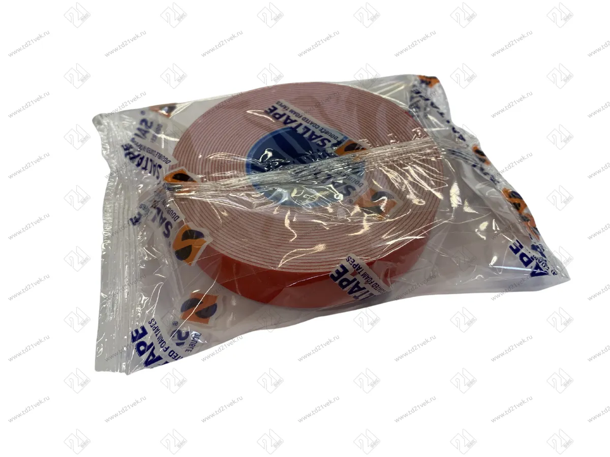 Лента двусторонняя для зеркал 19мм Х 25 м (красная) <64> 2