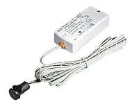 08.800.00.348 ИК выключатель PM 218DR, дверь/рука 5см, 220В, 60Вт, 83х35х19мм, D=14мм, L=2,0м, белый