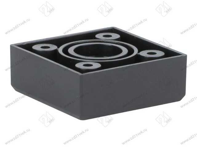 Опора декоративная регулируемая Н20+5мм черный матовый 1