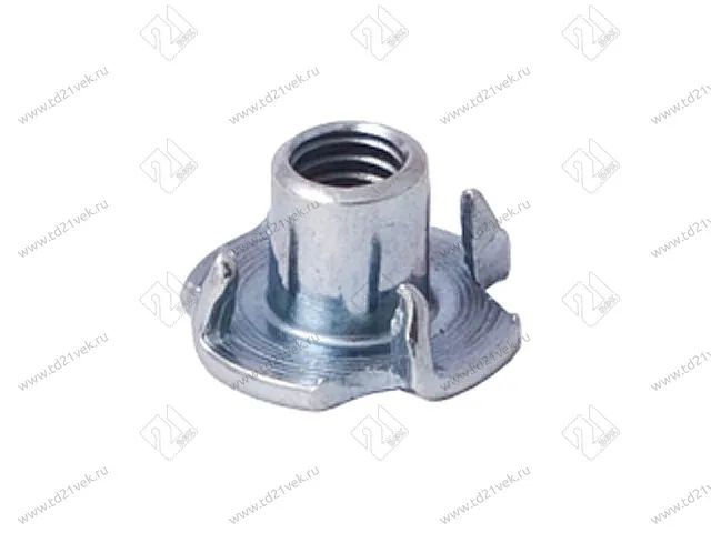 Гайка усовая М6*10 1,2мм, цинк <1000/5000> 1