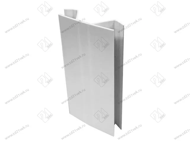 Угол универсальный д/цок ПВХ (мультиугол) белый, 100 мм 001<20> 1
