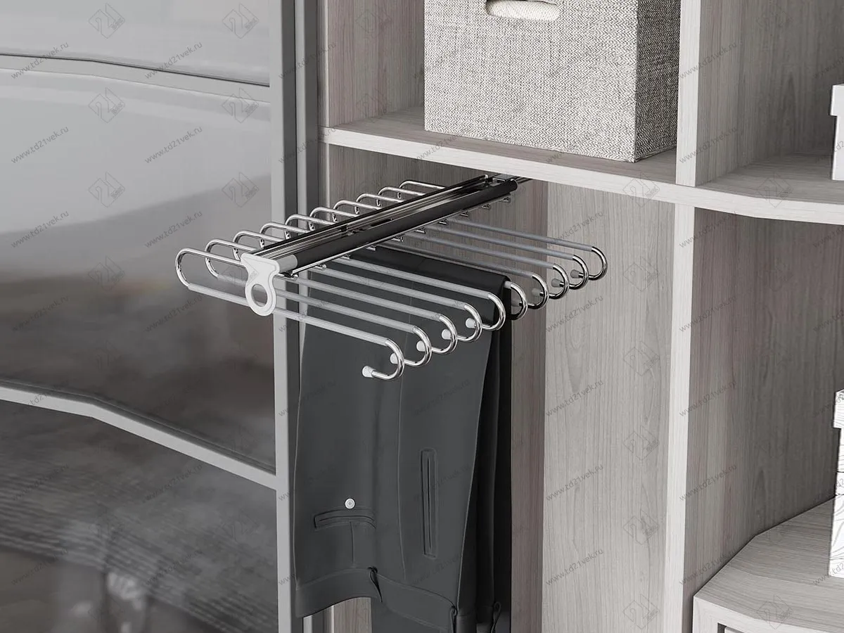 S-6545-G Вешалка для одежды, Starax для брюк, (340х460х112 мм) 1