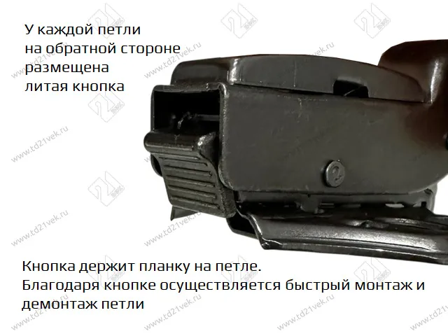 Петля 3D полунакладная 8мм, с планкой H=2мм, CLIP, c доводчиком, черный 2